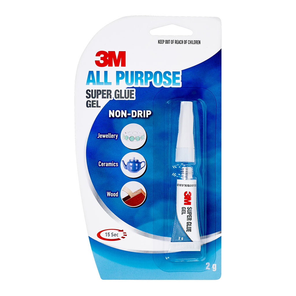3M All Purpose 2g Super Glue Gel