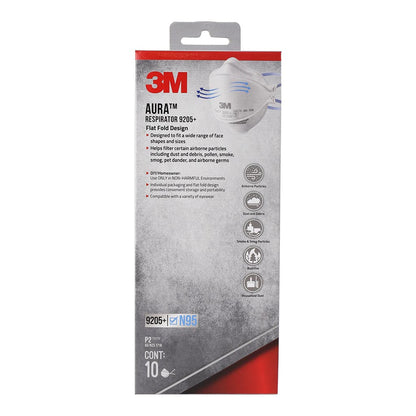 3M Aura Respirator 9205+ Pack of 10