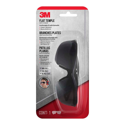 3M Flat Temple Eyewear Anti Scratch Grey Lens