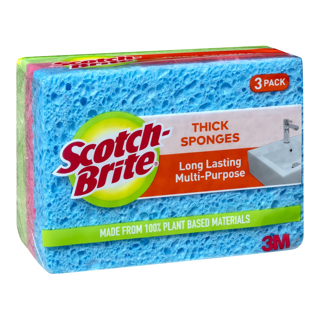 Scotch-Brite Thick Sponges Pack of 3