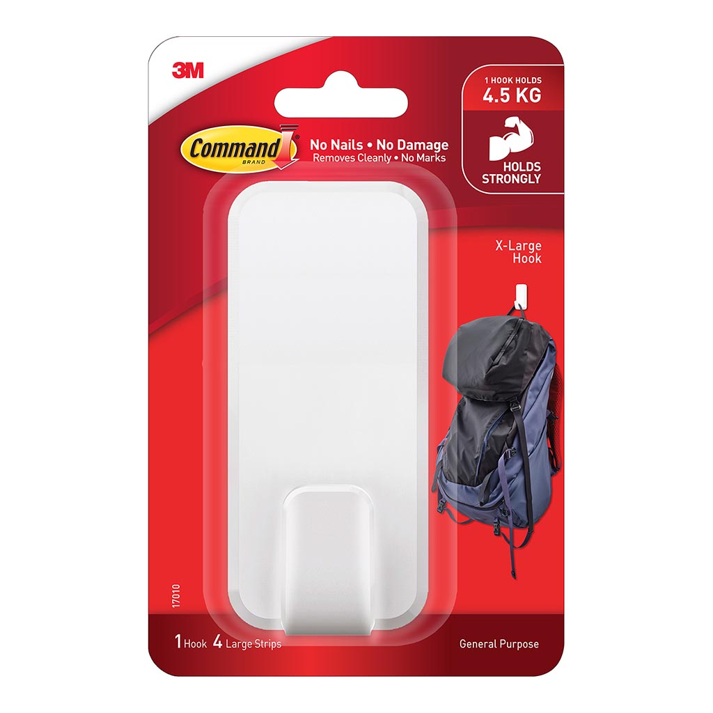 Command X-Large Utility White Hook