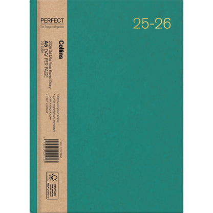 Collins Diary Mid Year Enviro A51 Day Per Page 2025/2026