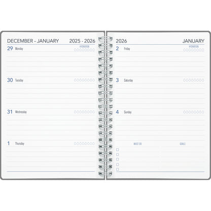 Collins Diary A63 Kiwi Vibe Week to View Even Year