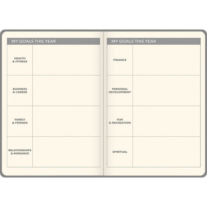 Collins Diary A51 Gratitude & Goals Even Year