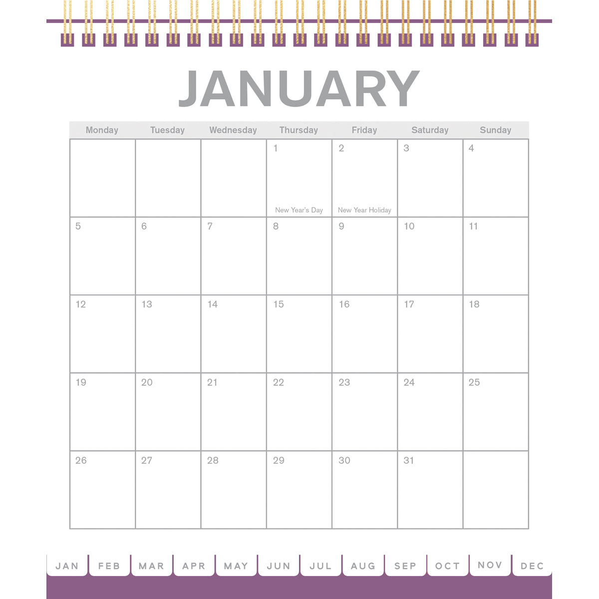 Collins Desk Calendar Beautiful Blooms Even Year