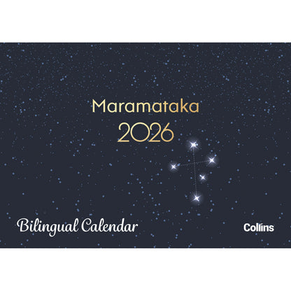 Collins Wall Calendar A4 NZ Bilingual Even Year