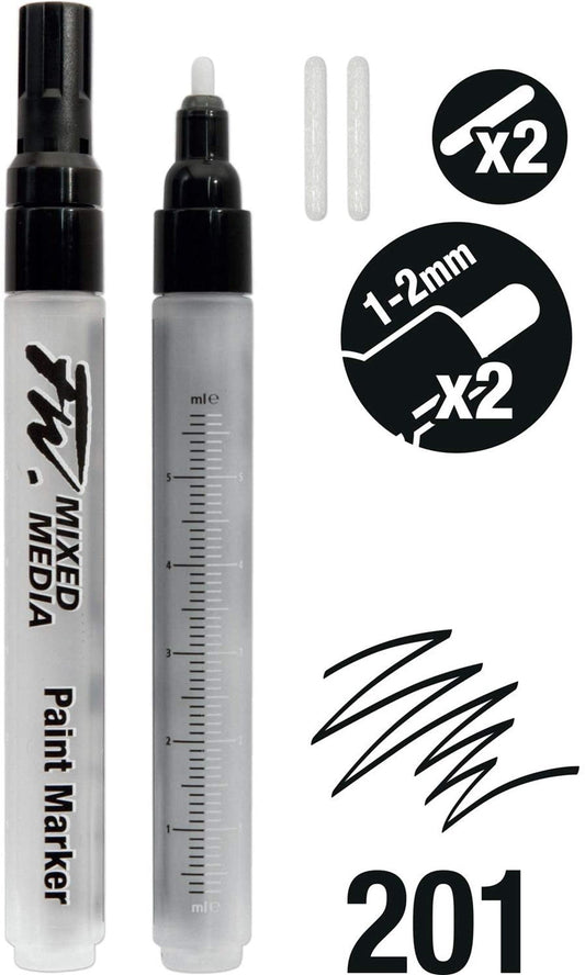 Daler Rowney FW Mixed Media Marker Set Medium Round