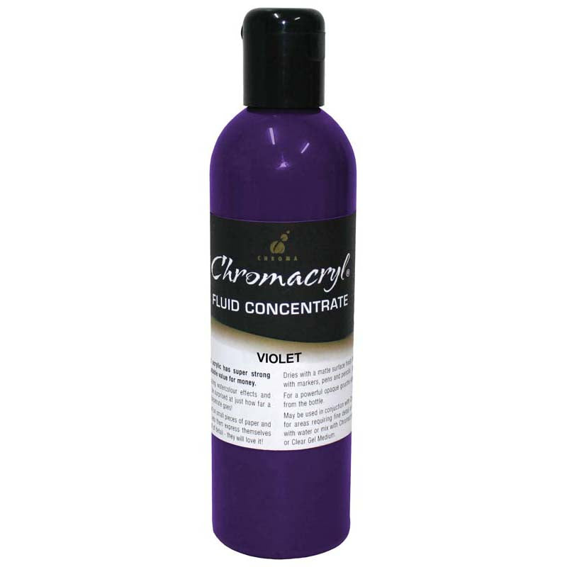 Chromacryl Fluid Concentrate Paints 250ml