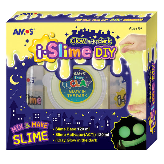 Amos I.slime Glow In The Dark Diy Slime Making Kit
