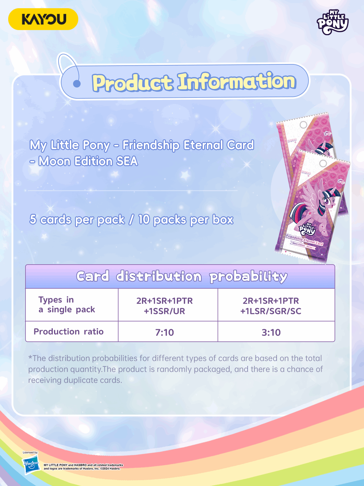 MY LITTLE PONY Moon Edition Series 1 BOX