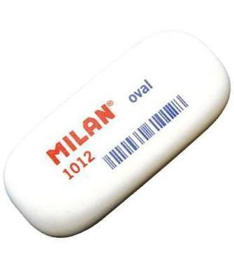 Milan 1012 Synthetic Rubber Oval Eraser