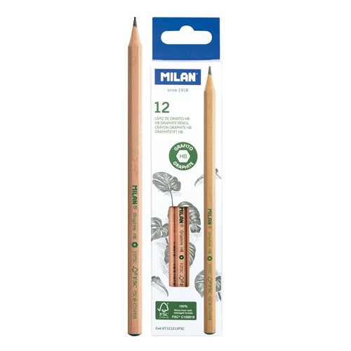 Milan Hexagonal Hb Pencils Set Of 12