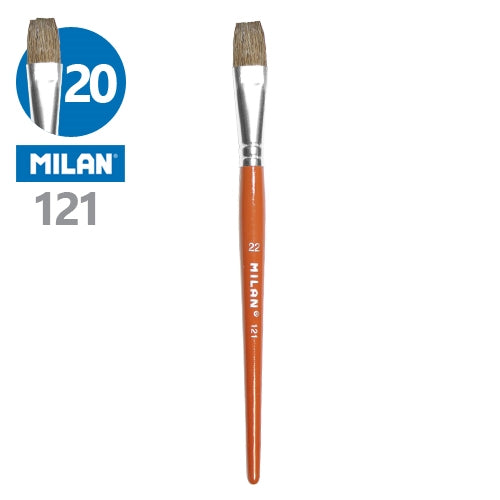 Milan School 121 Series Flat Brushes
