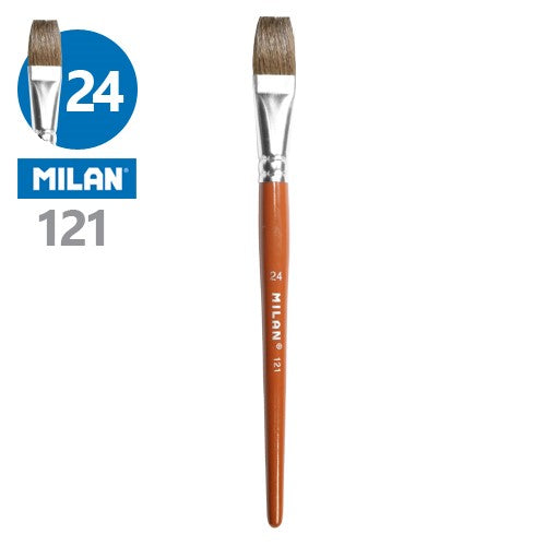 Milan School 121 Series Flat Brushes