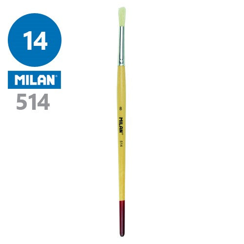 Milan Bristle Hair 514 Series Round Brushes