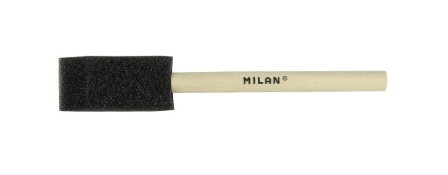 Milan Black 1321 Series 25mm Sponge Brushes