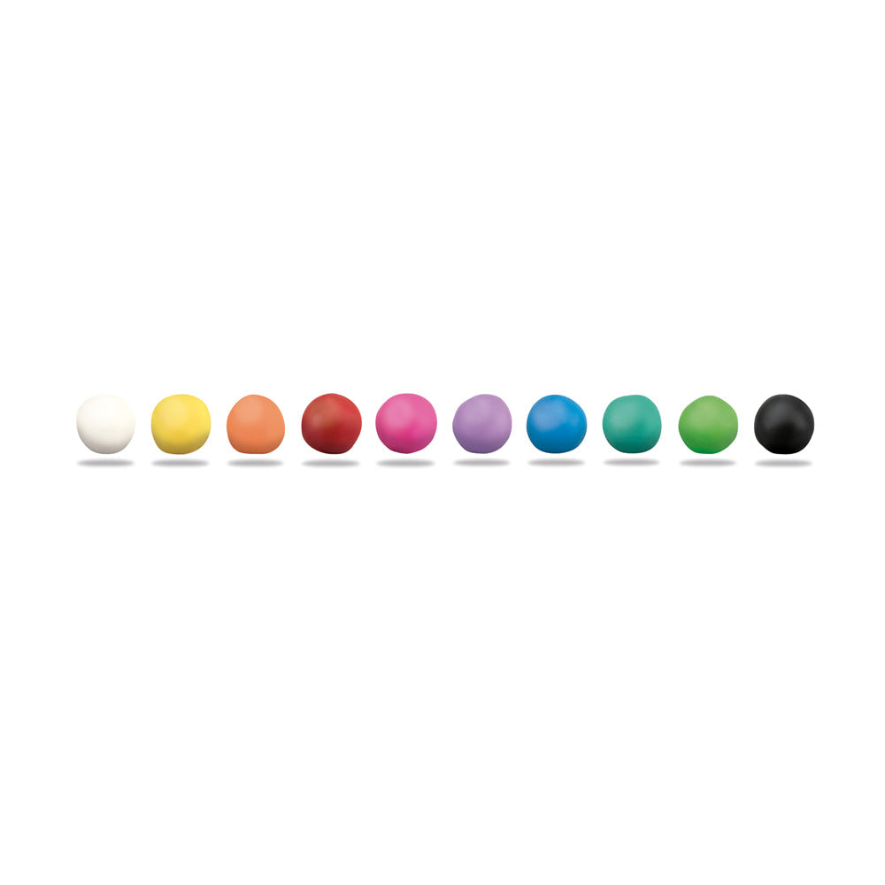 Milan Basic Colours Assorted Soft Dough Set Of 10