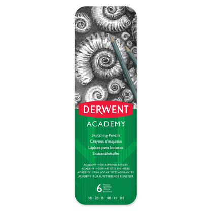Derwent Academy Sketching Pencil Set of 6