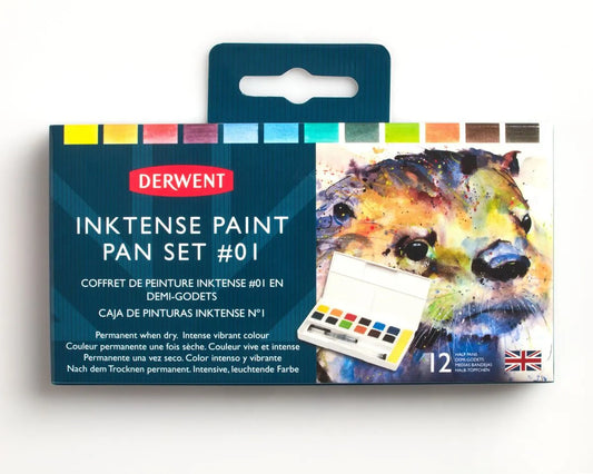 Derwent Inktense 12 Pan Paint Palette 1