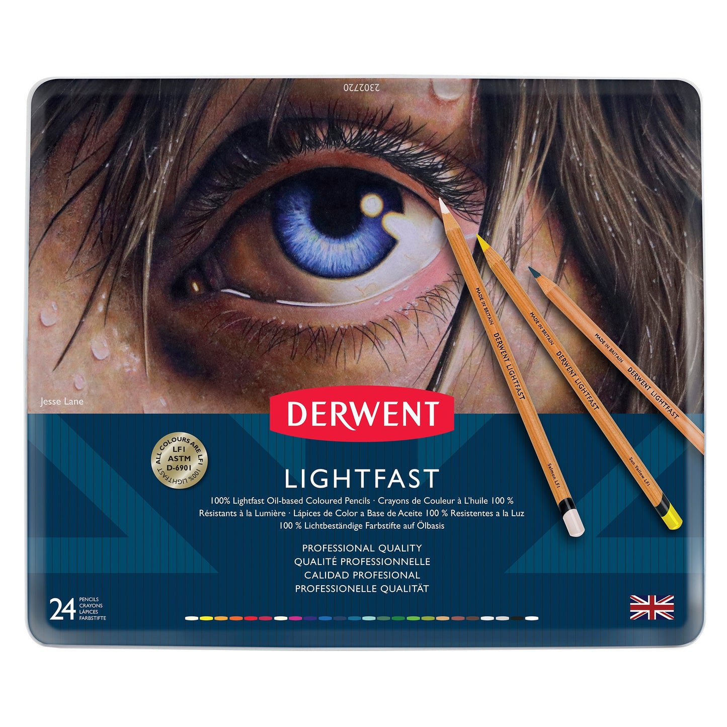 Derwent Lightfast Pencils Tin of 24