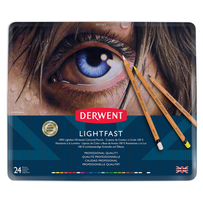 Derwent Lightfast Pencils Tin of 24