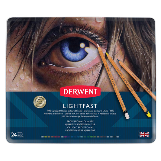 Derwent Lightfast Pencils Tin of 24
