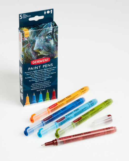 Derwent Palette #2 Paint Pens Set of 5