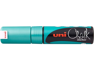 Uni 8.0mm Chisel Tip Metallic Chalk Markers
