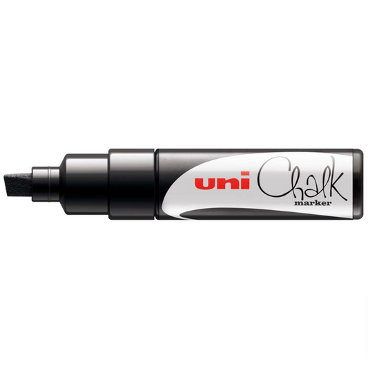 Uni 8.0mm Chisel Tip Chalk Markers