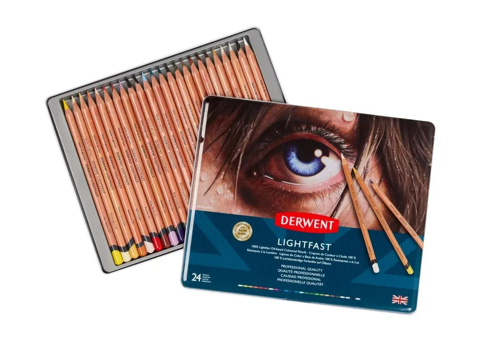 Derwent Lightfast Pencils Tin of 24