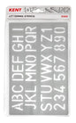 Kent Lettering Stencil 30mm