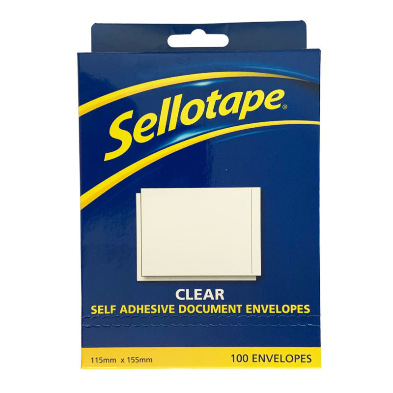 Sellotape Labelopes Clear 115x155mm