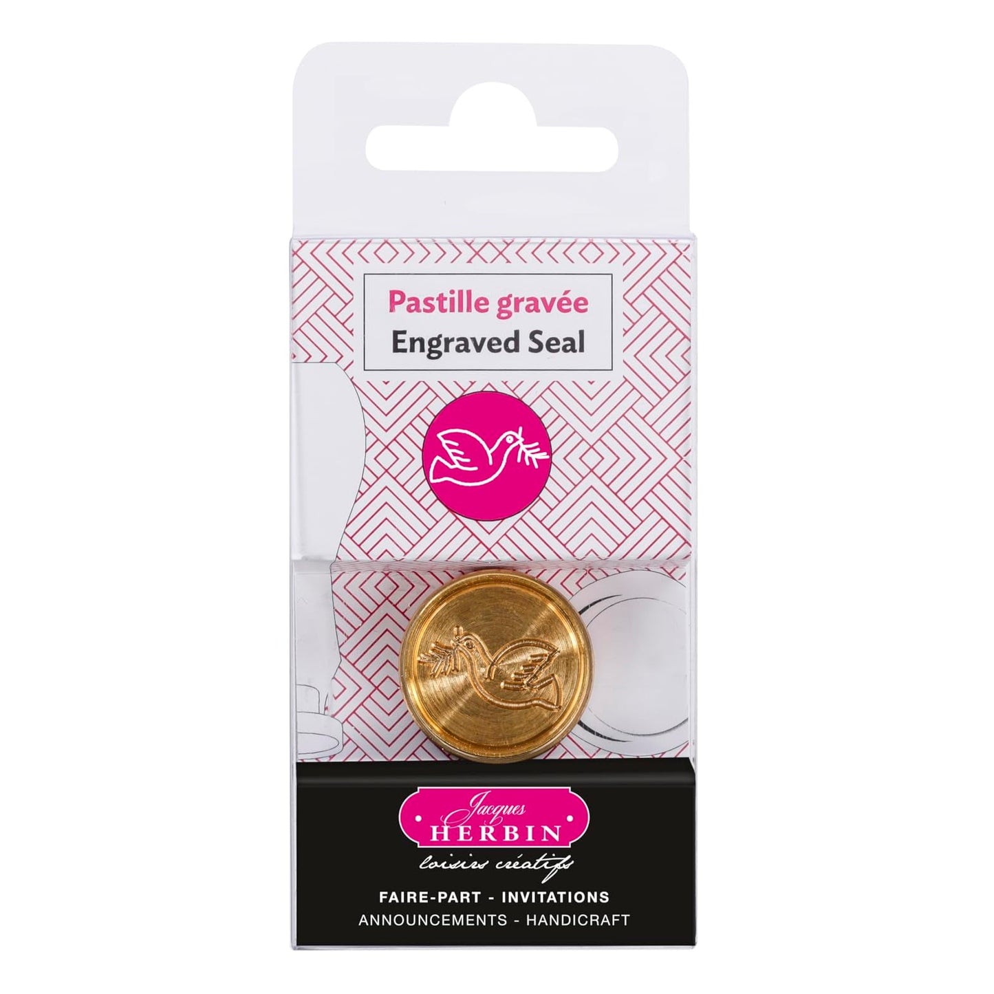 Jacques Herbin Round Dove Wax Seal