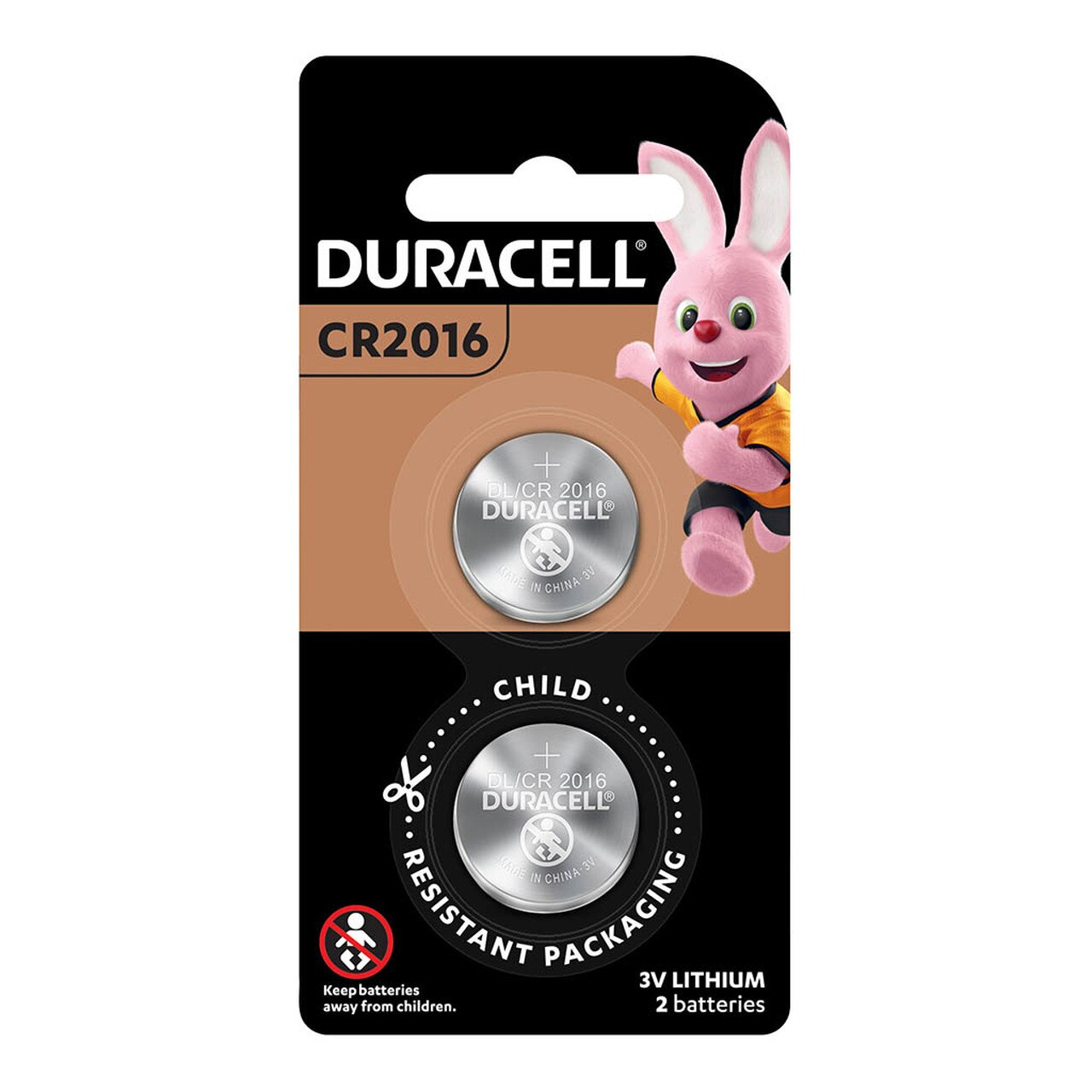 Duracell Lithium Coin Cr2016 Battery Pack Of 2