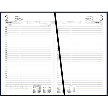 Collins Diary 81A Black Even Year