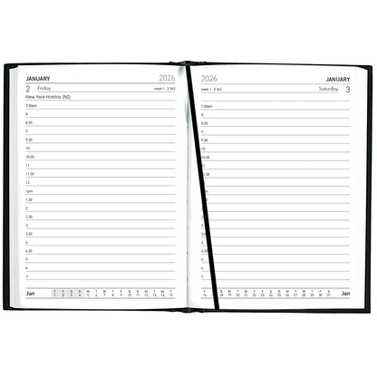 Collins Diary A61 Black Even Year