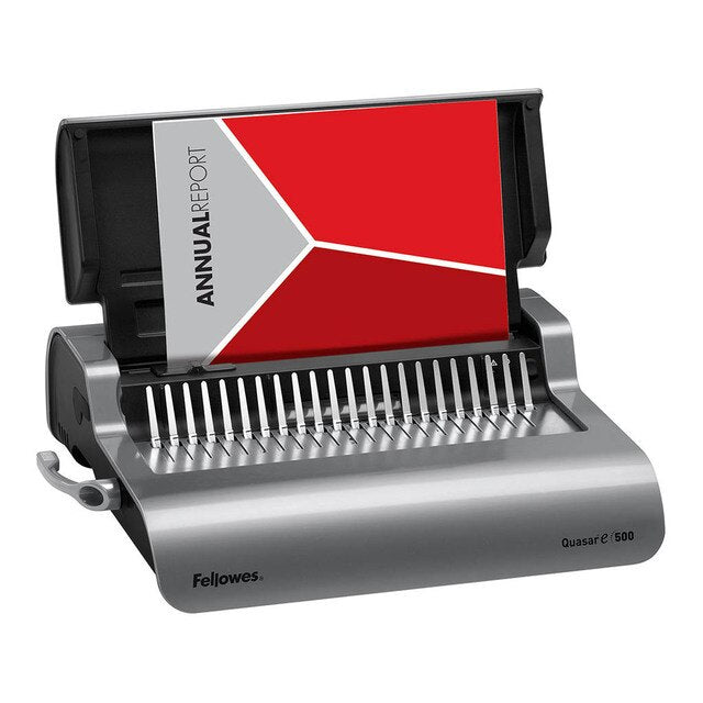 Fellowes Quasar-e 500 Plastic Comb Binding Machine
