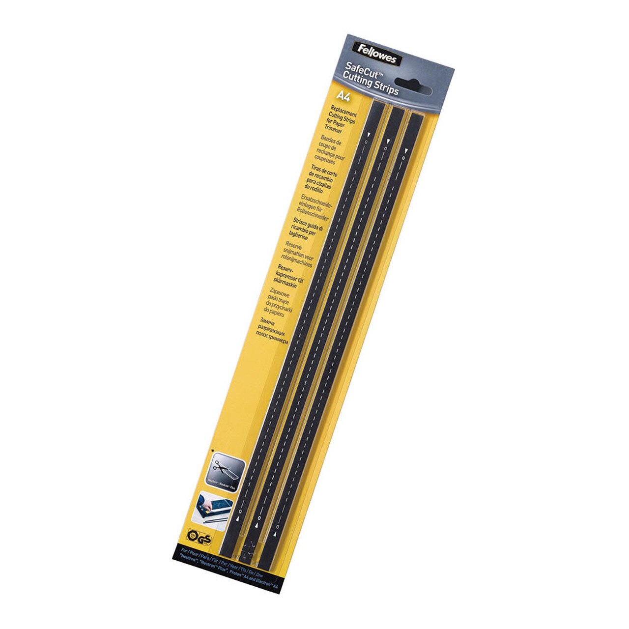 Fellowes Safecut Trimmer Cutting Strips Pack Of 3