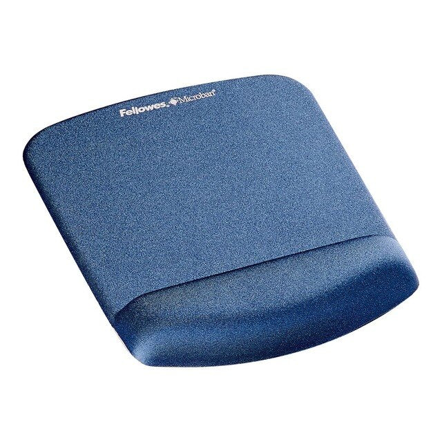Fellowes Plushtouch Wrist Rest Mouse Pad Blue