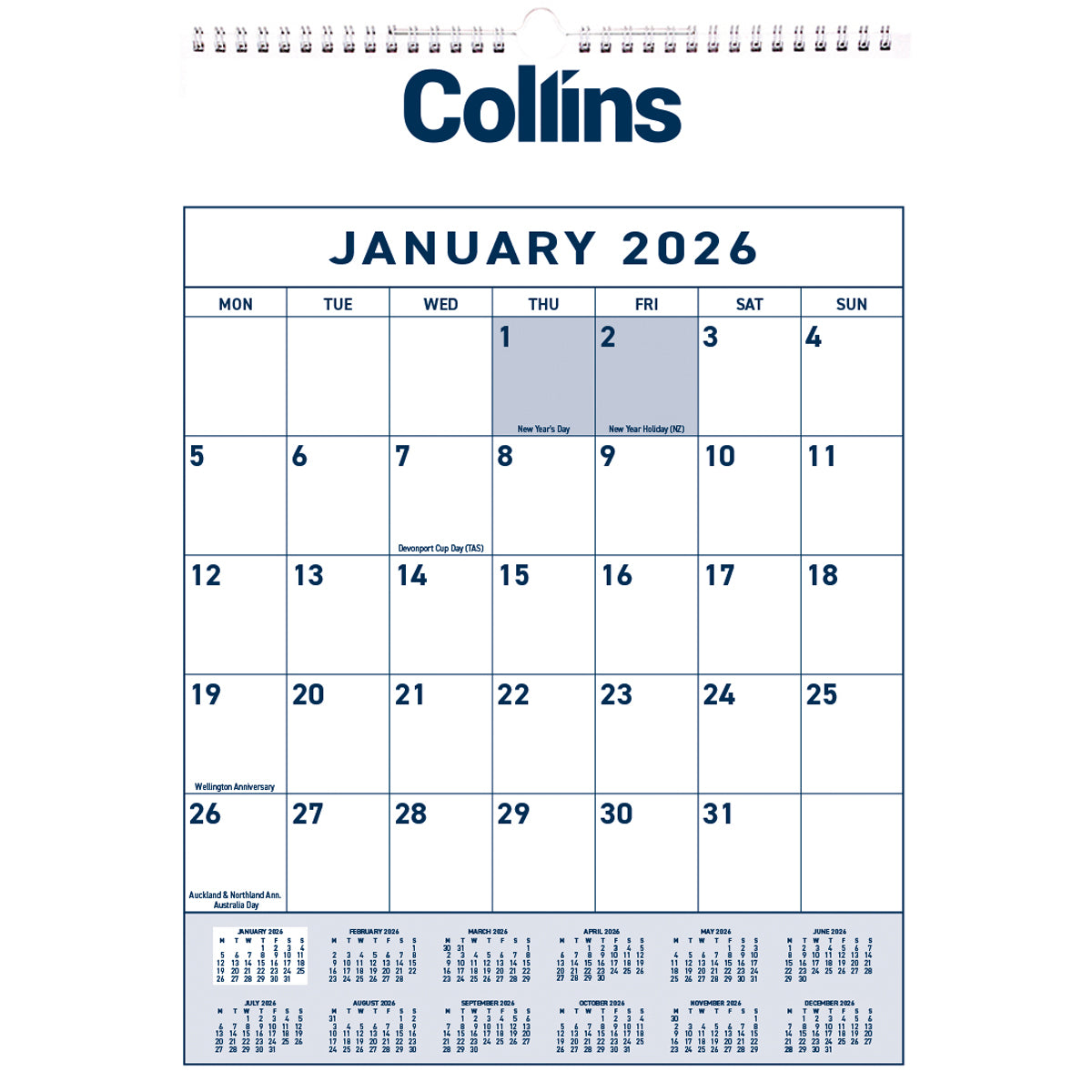 Collins Calendar One Month To View Wiro Even Year