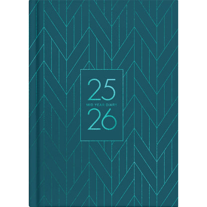 Collins Diary Mid Year A5 Day Per Page Fashion Year 2025/2026