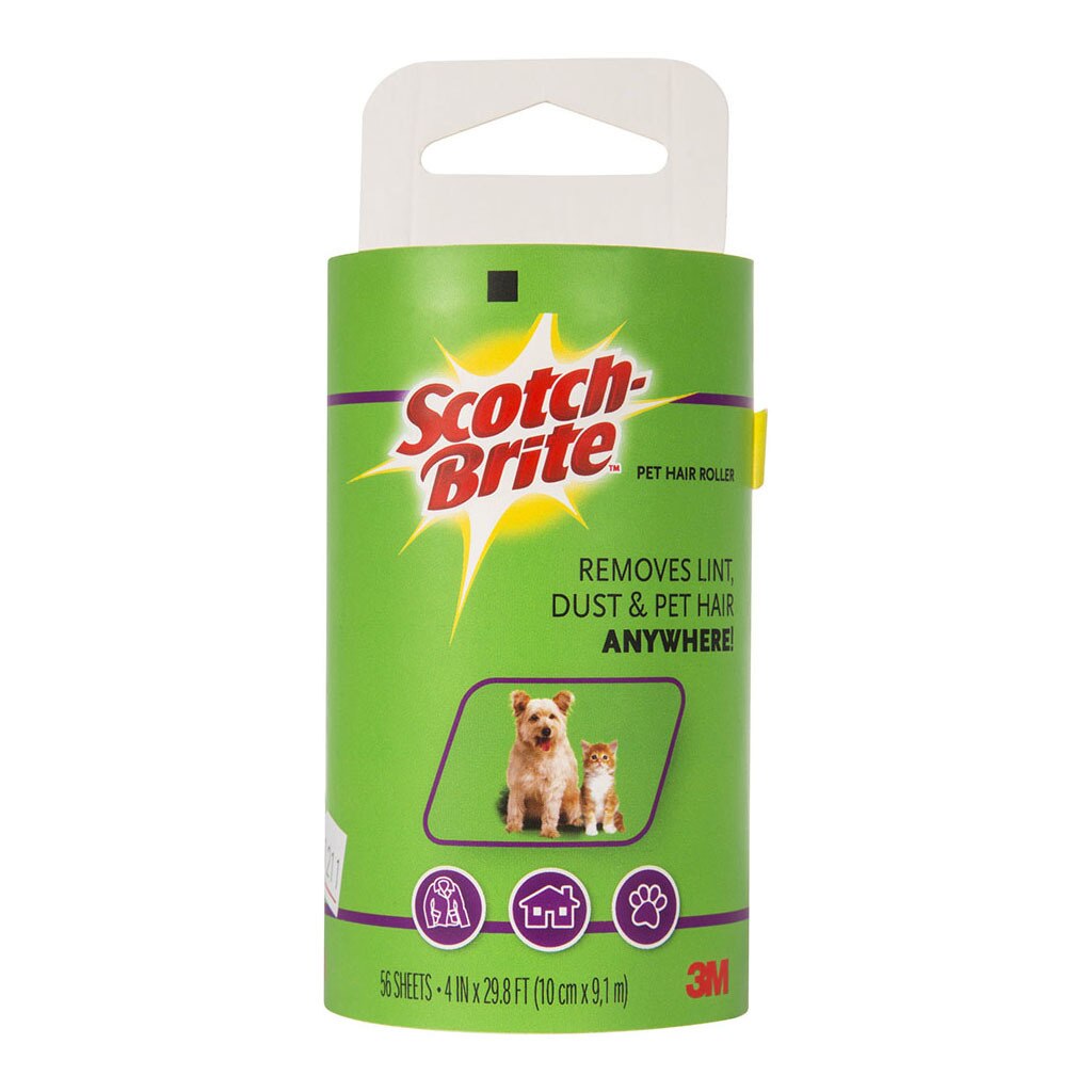 3M Pet Lint Roller Refill 837rf 56 Sheet