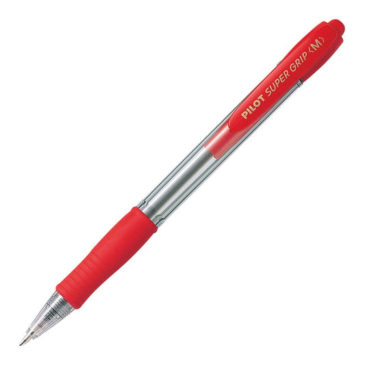 Pilot Super Grip Ballpoint Medium Pens