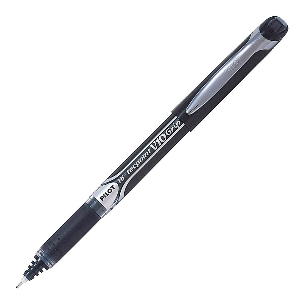 Pilot Hi-Tecpoint V10 Grip Rollerball Broad Pens