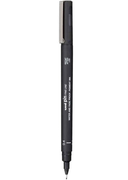 Uni Pin Permanent 0.4mm Fineliners