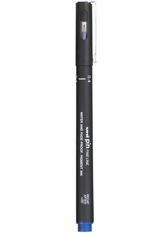 Uni Pin Permanent 0.4mm Fineliners