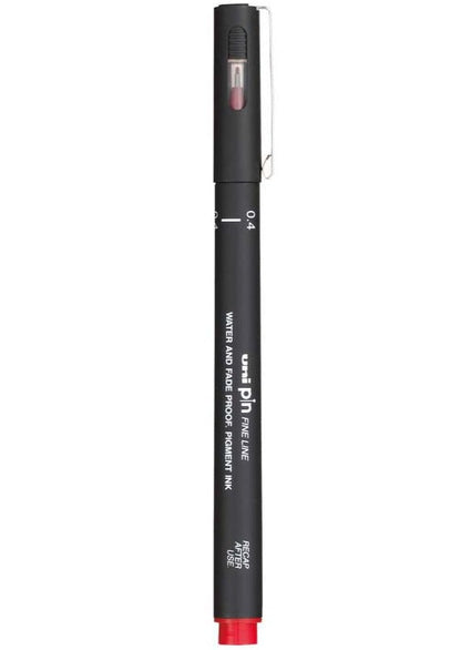 Uni Pin Permanent 0.4mm Fineliners