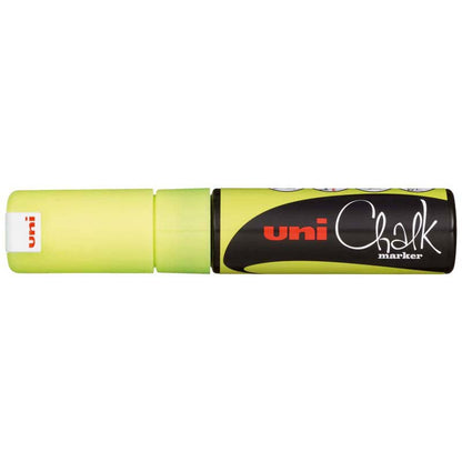 Uni 8.0mm Chisel Tip Chalk Markers
