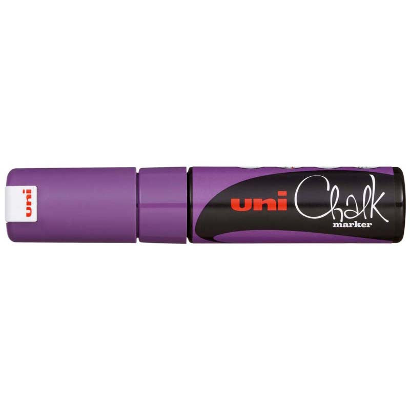 Uni 8.0mm Chisel Tip Chalk Markers