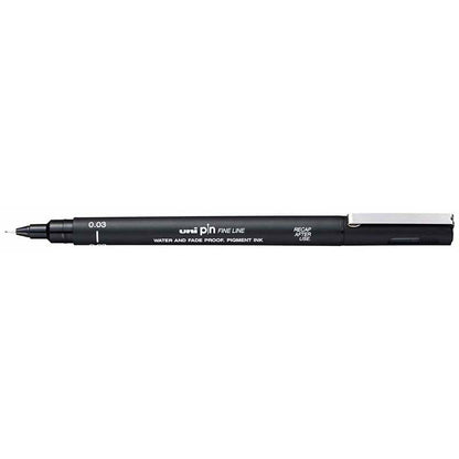 Uni Pin Permanent Pen Black Fineliners
